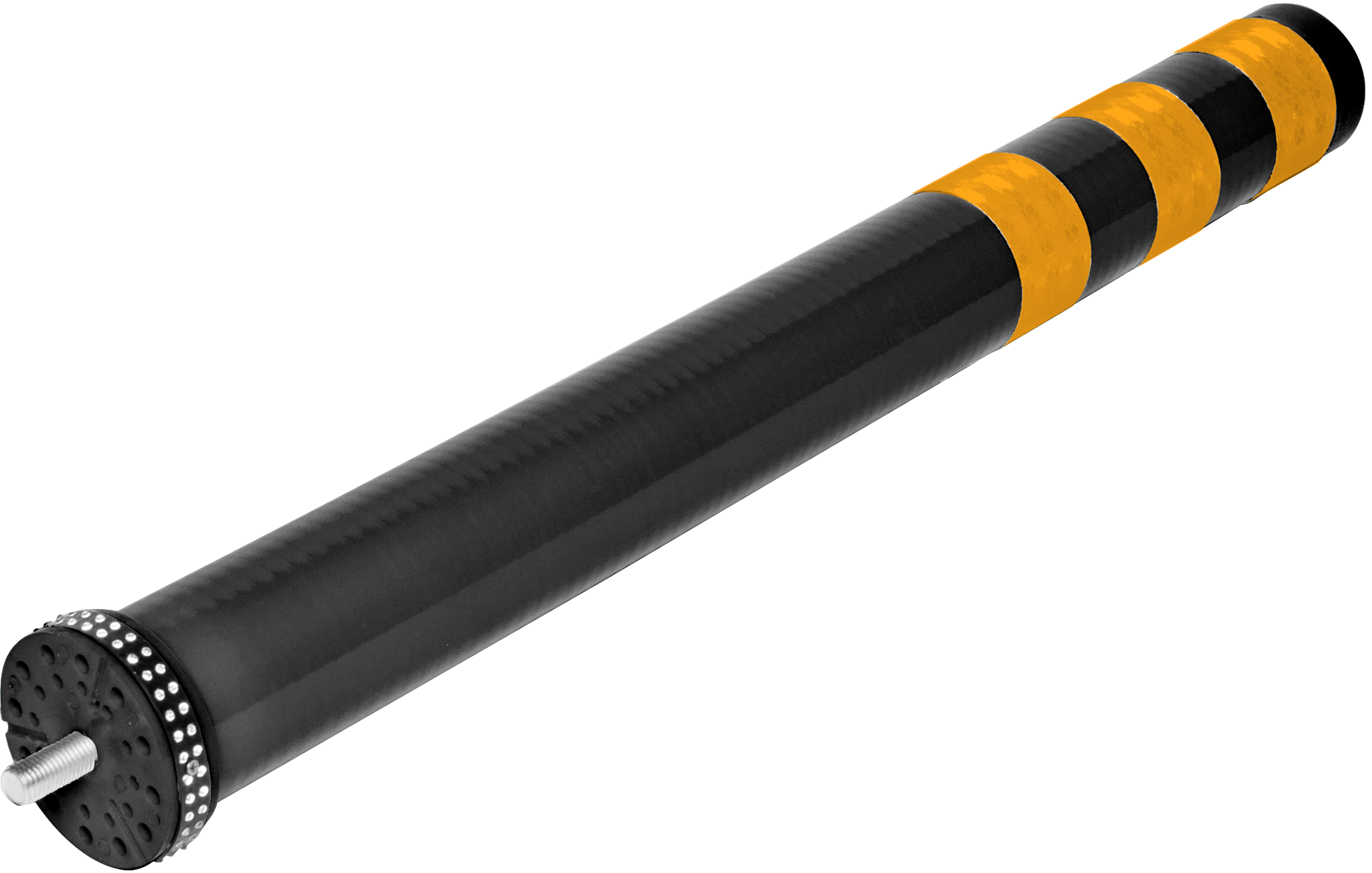 Flexibele paal Smartpath PU d.80xH:800mm zwart met refl.foli