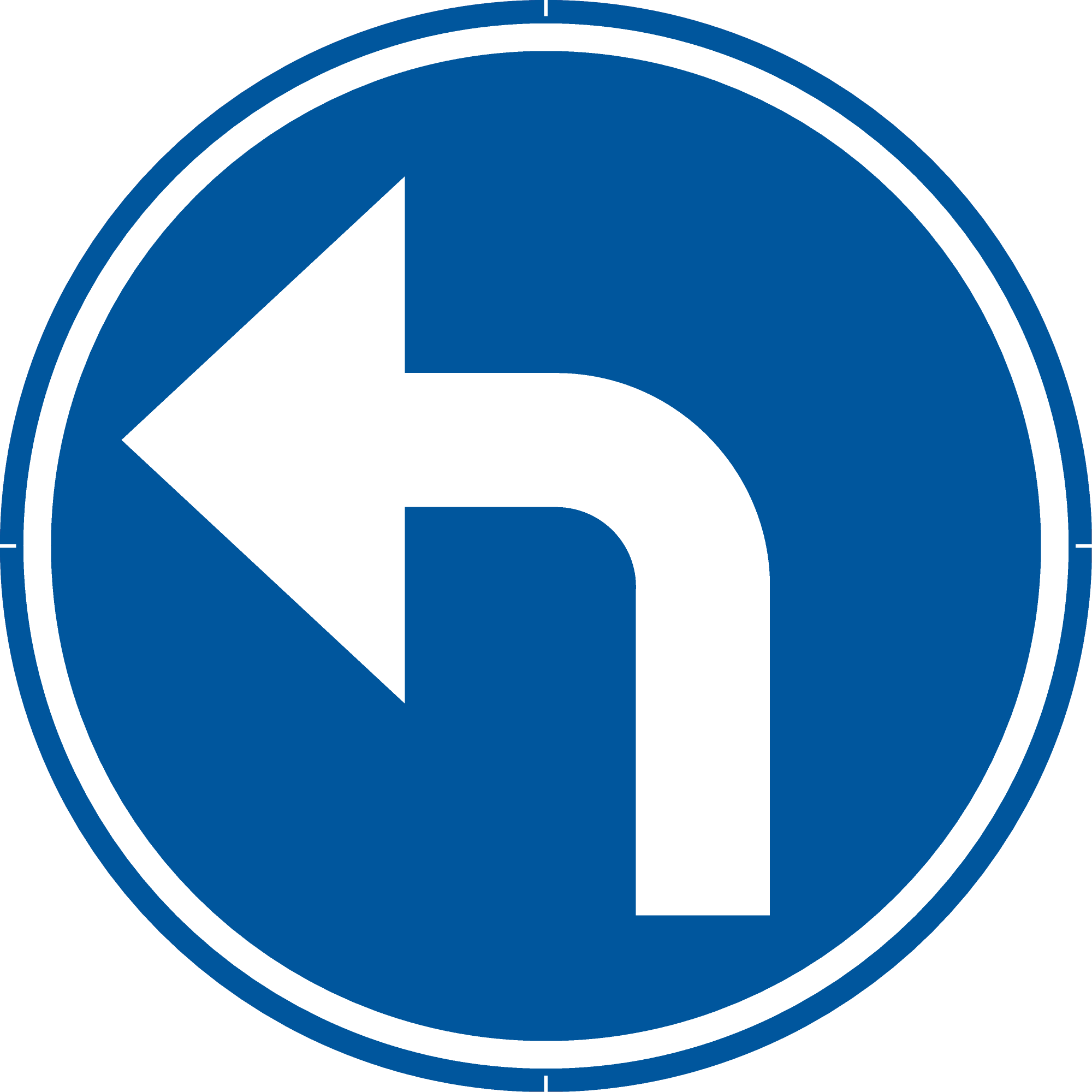 Signface - D1e - klasse  I - Ø 400 mm