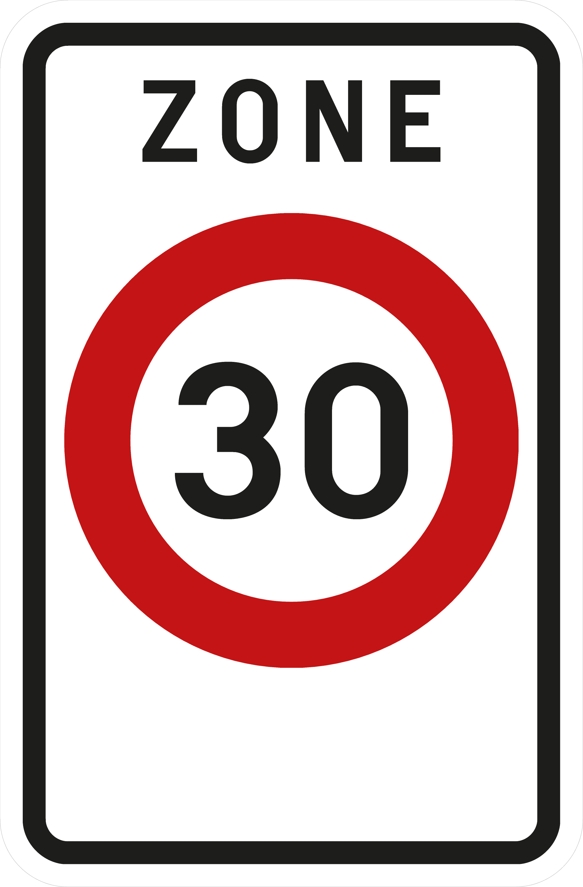 Signface - F4a - klasse  I - 400/600 mm