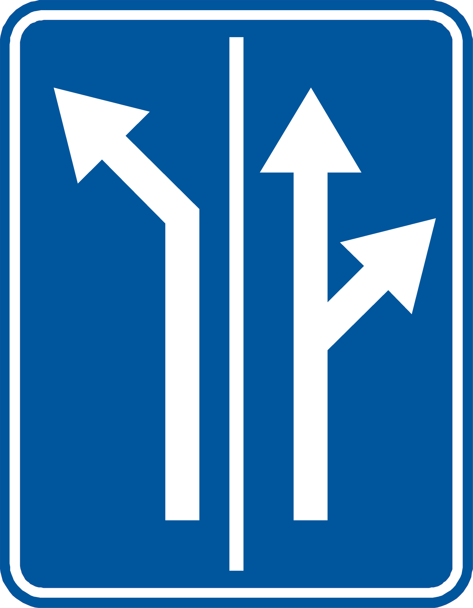 Signface - F13 - klasse  I - 400/600 mm